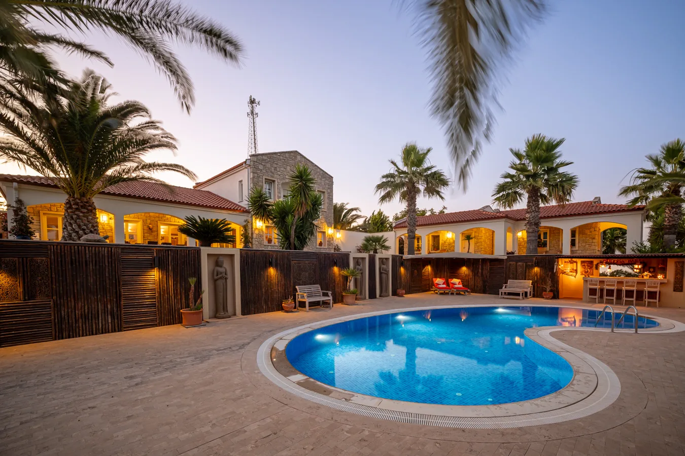 Historisches Herrenhaus im mediterranen Stil mit Hamam in Datça Reşadiye — Villa Buddha 4