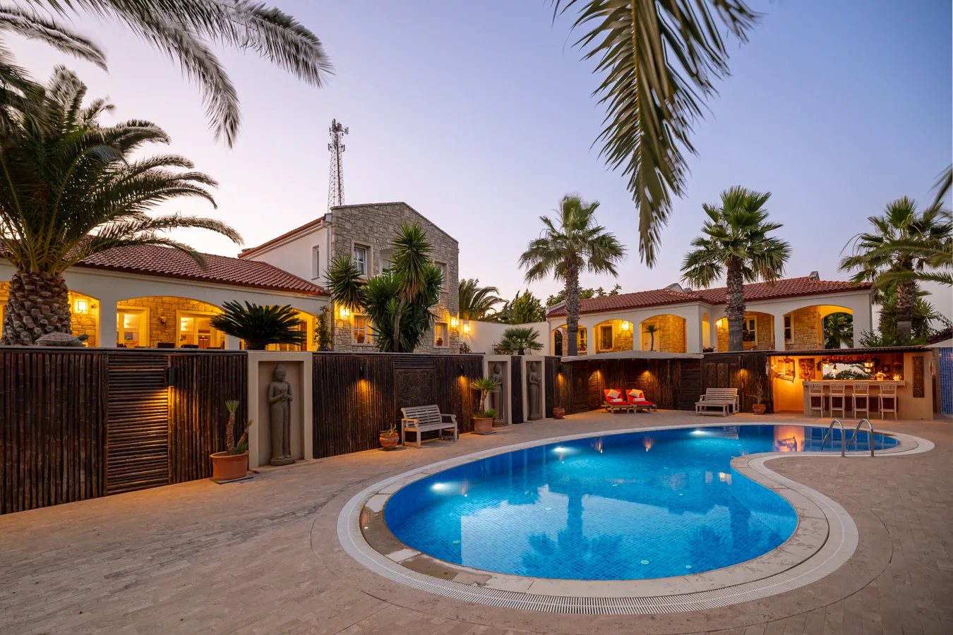 Historisches Herrenhaus im mediterranen Stil mit Hamam in Datça Reşadiye — Villa Buddha 3
