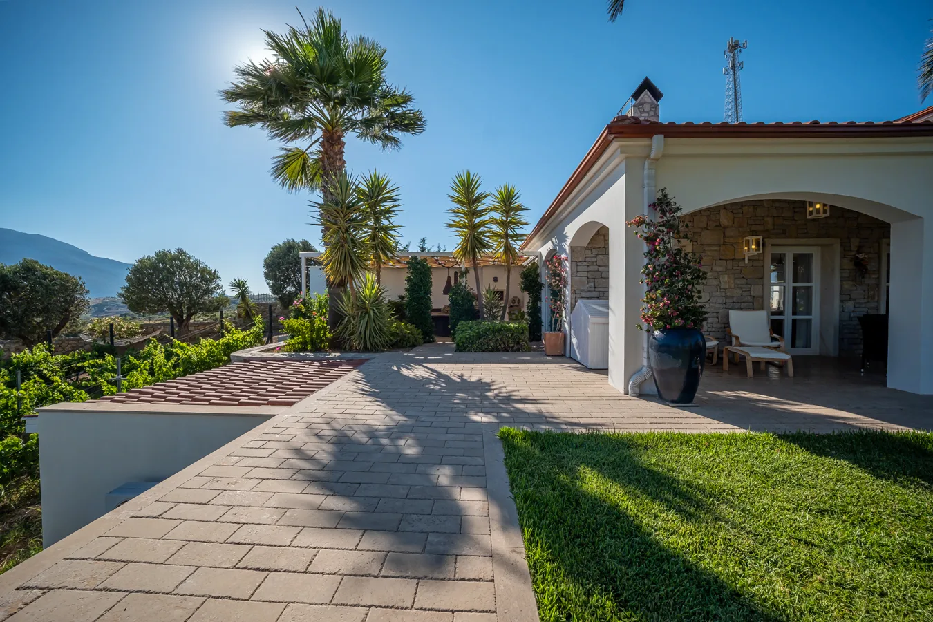 Historisches Herrenhaus im mediterranen Stil mit Hamam in Datça Reşadiye — Villa Buddha 58