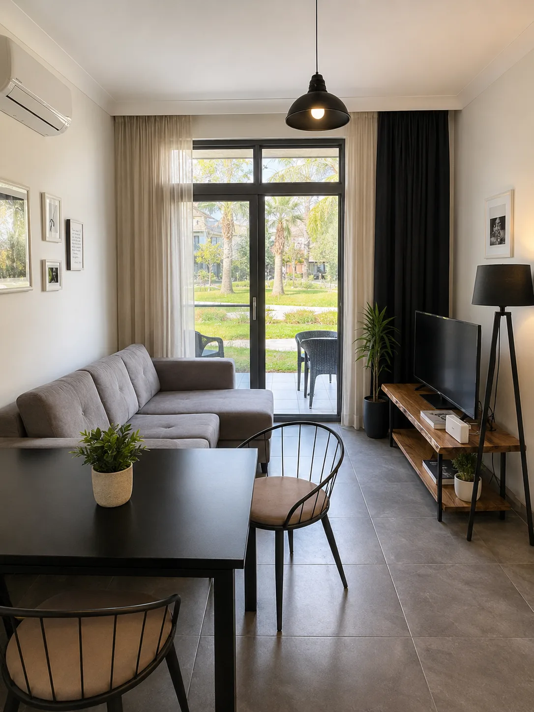 Квартира 1+1 на первом этаже с бассайном в Arbetta Complexia в 10 минутах от моря 13