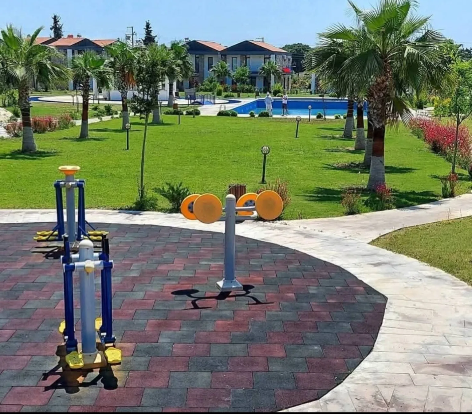 Квартира 1+1 на первом этаже с бассайном в Arbetta Complexia в 10 минутах от моря 14