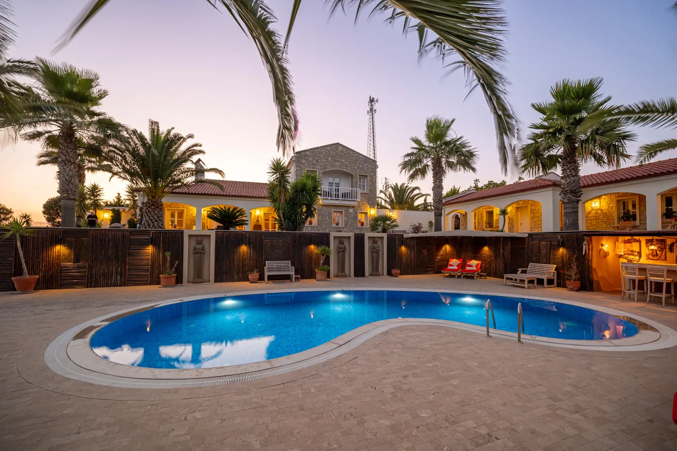 Historisches Herrenhaus im mediterranen Stil mit Hamam in Datça Reşadiye — Villa Buddha 2