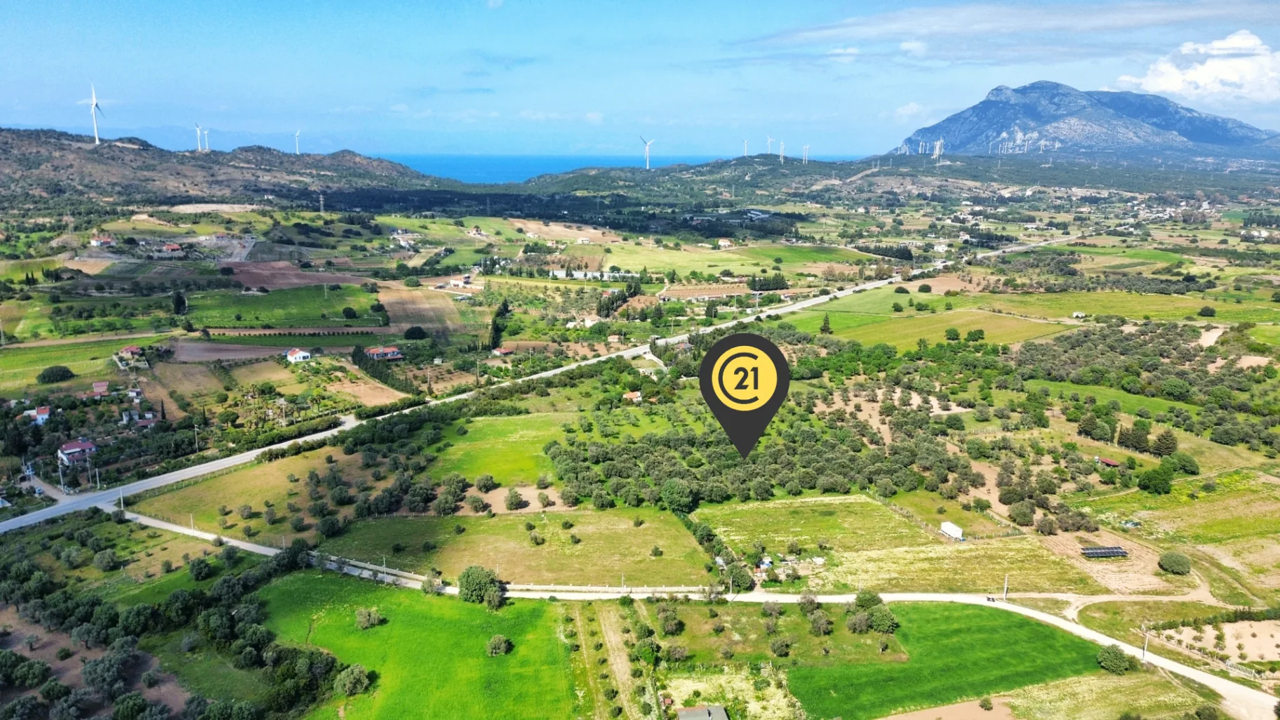 Datça Kızlan'da Ana Yola 85 m, 8.051 m² Tarla 1/2 Hisse 2